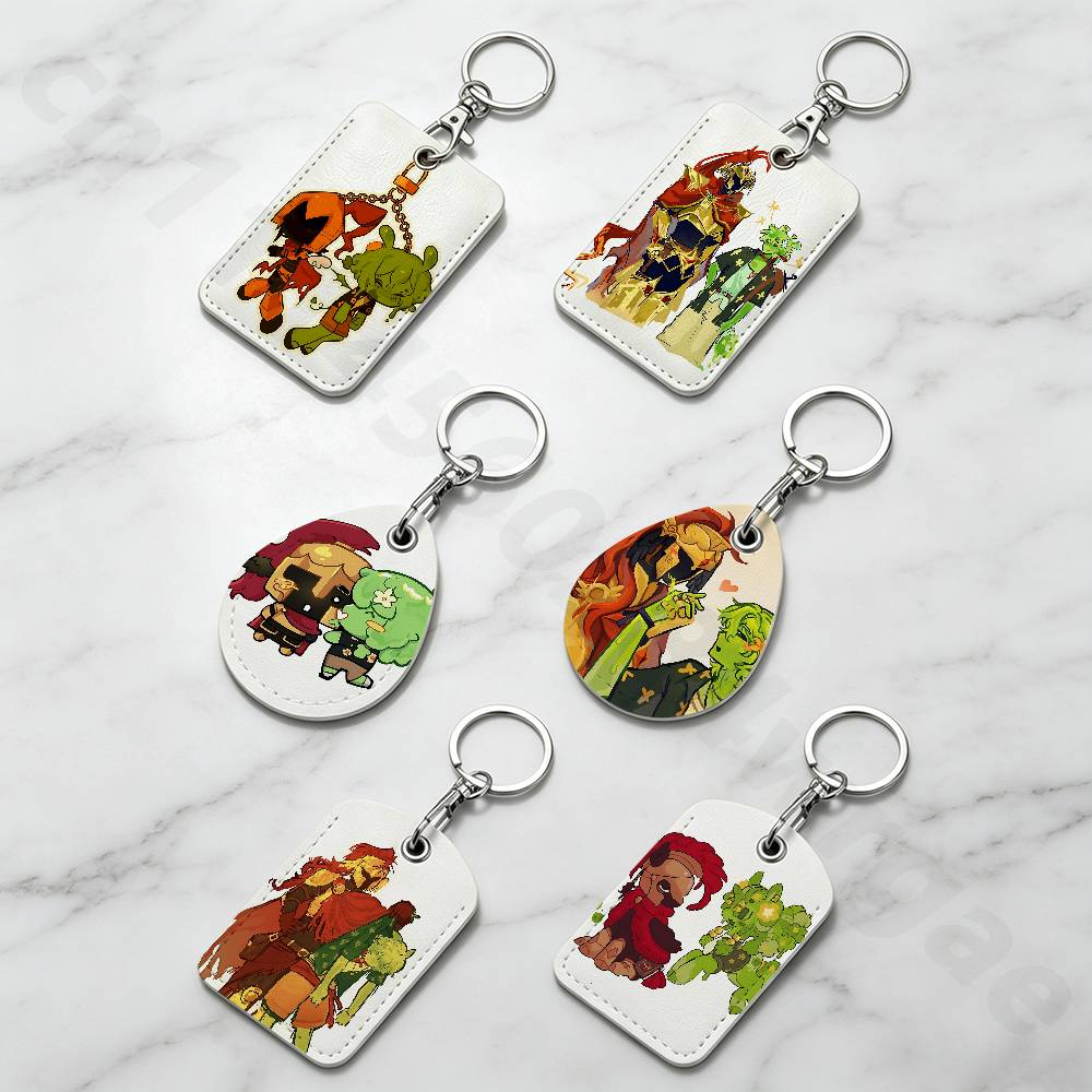 Leatherwork Keychain - S-Slimeknight D-D3rlord3 A-Avery Anahtarlık, Banka İş