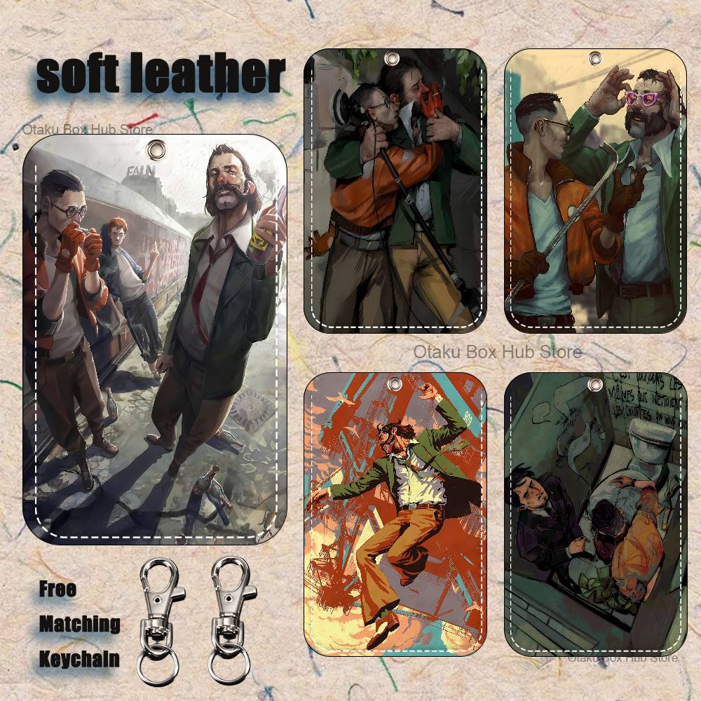 Leatherwork Keychain - Oyun D-Disco E-Elysiums Tutucu Anahtarlık Banka