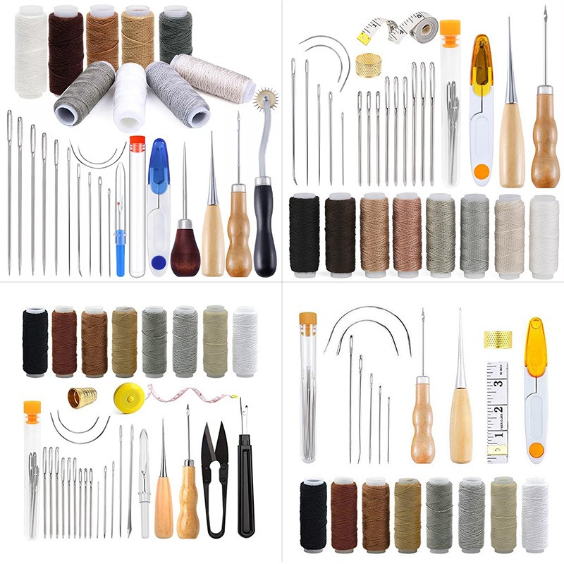 Leatherwork Hand Sewing Needles - Deri İşleme El Sanatları Araçları Seti