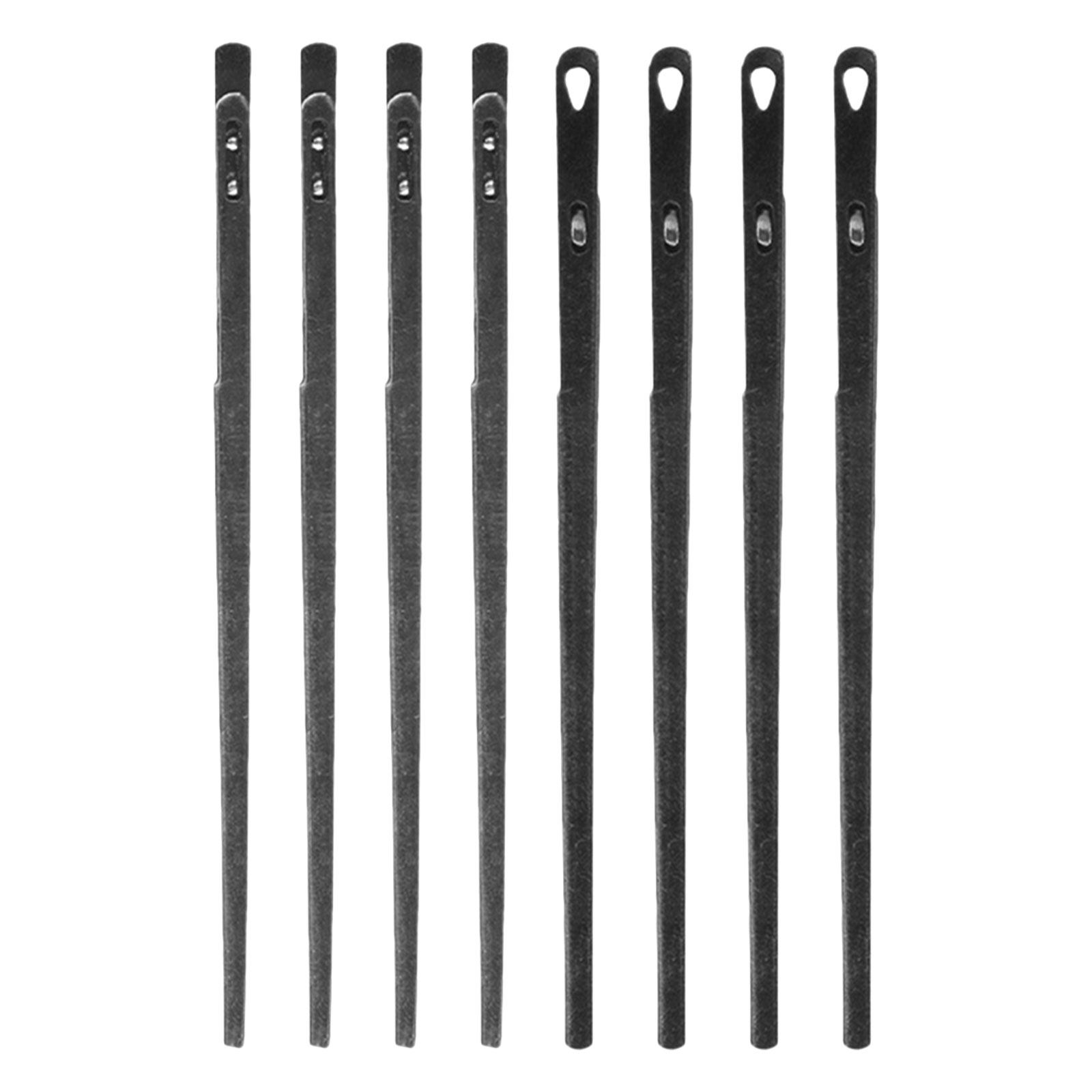 Leatherwork Hand Sewing Needles - 8 adet çelik deri işleme iğneleri