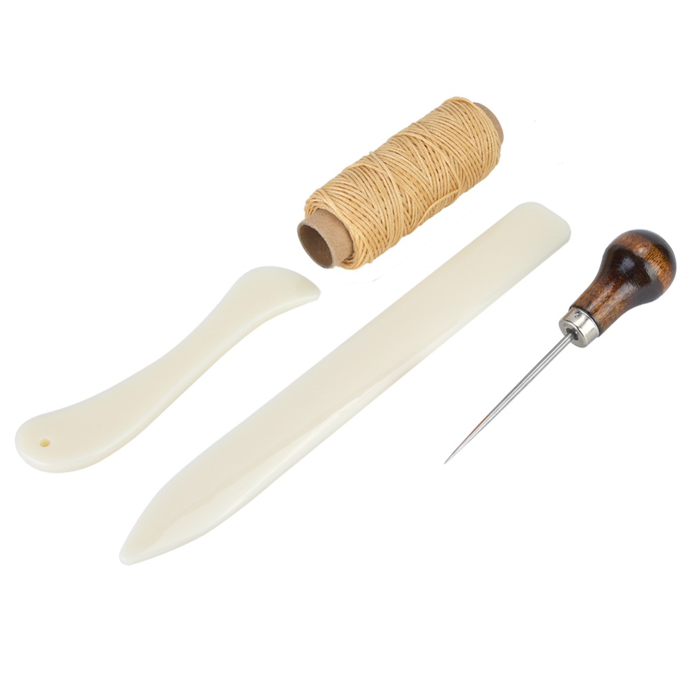 Leatherwork Hand Sewing Needles - 11 Parça Deri Dikiş Seti, Kağıt