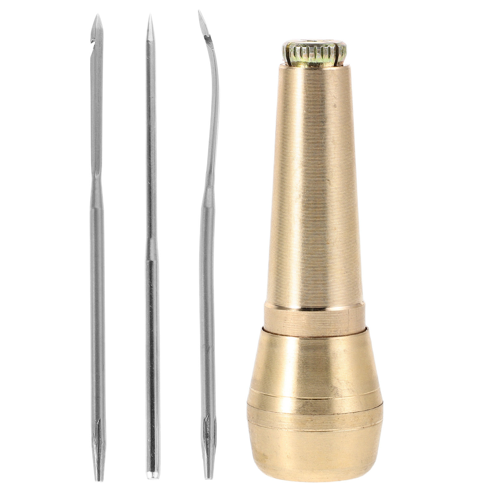 1 takım sağlam pirinç saplı ka - Leatherwork Hand Sewing Needles incelemesi ve fiyatı