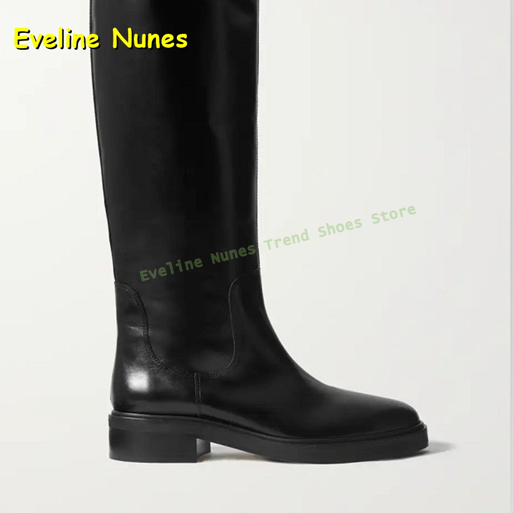 Siyah Deri Diz Üstü Binicilik  - Leather Work Women Shoes incelemesi ve fiyatı