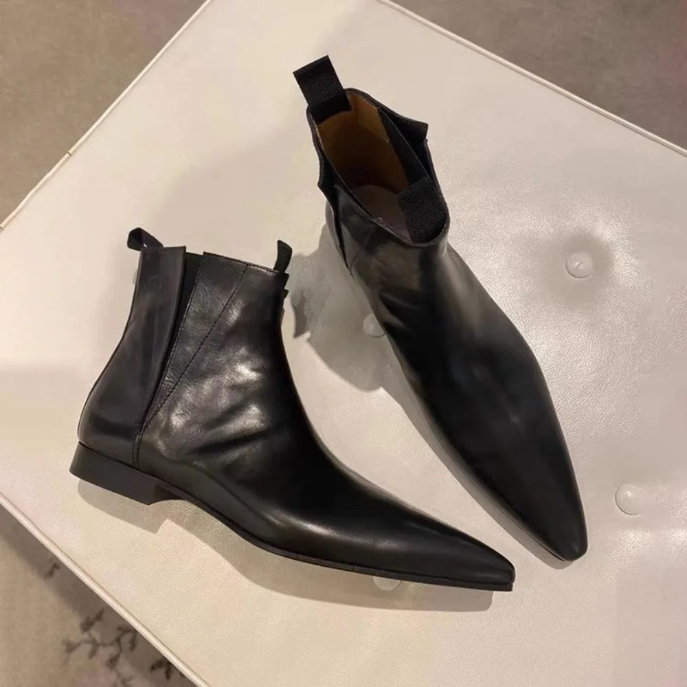 Lüks kadın kısa çizmeler sonba - Leather Work Dress incelemesi ve fiyatı