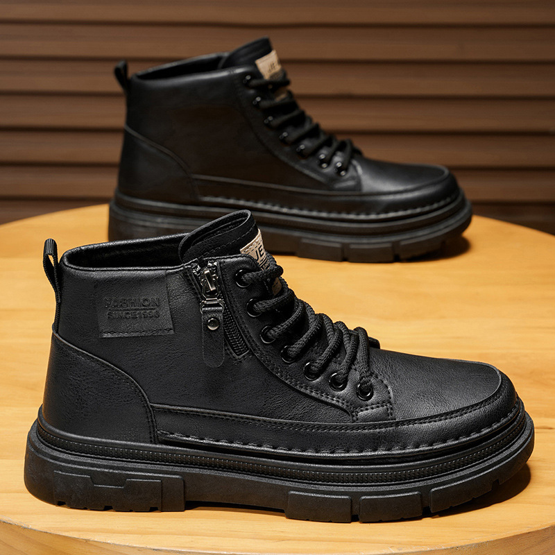Yüksek bilekli erkek botları s - Leatherworking Items incelemesi ve fiyatı