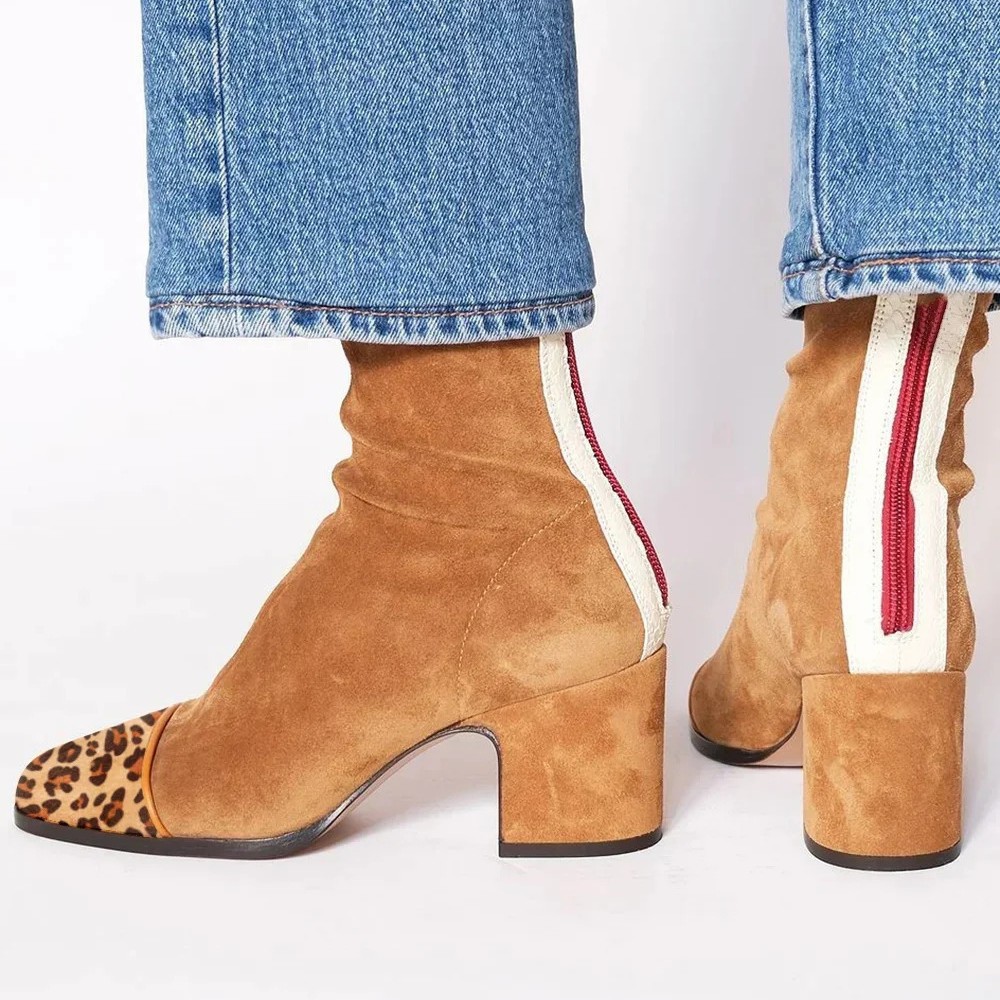 Süet Deri Kadın Botları Sivri  - Leather Work Women Shoes incelemesi ve fiyatı