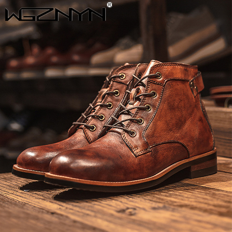 Lüks Retro Yüksek erkek Deri A - Leather Work Dress incelemesi ve fiyatı