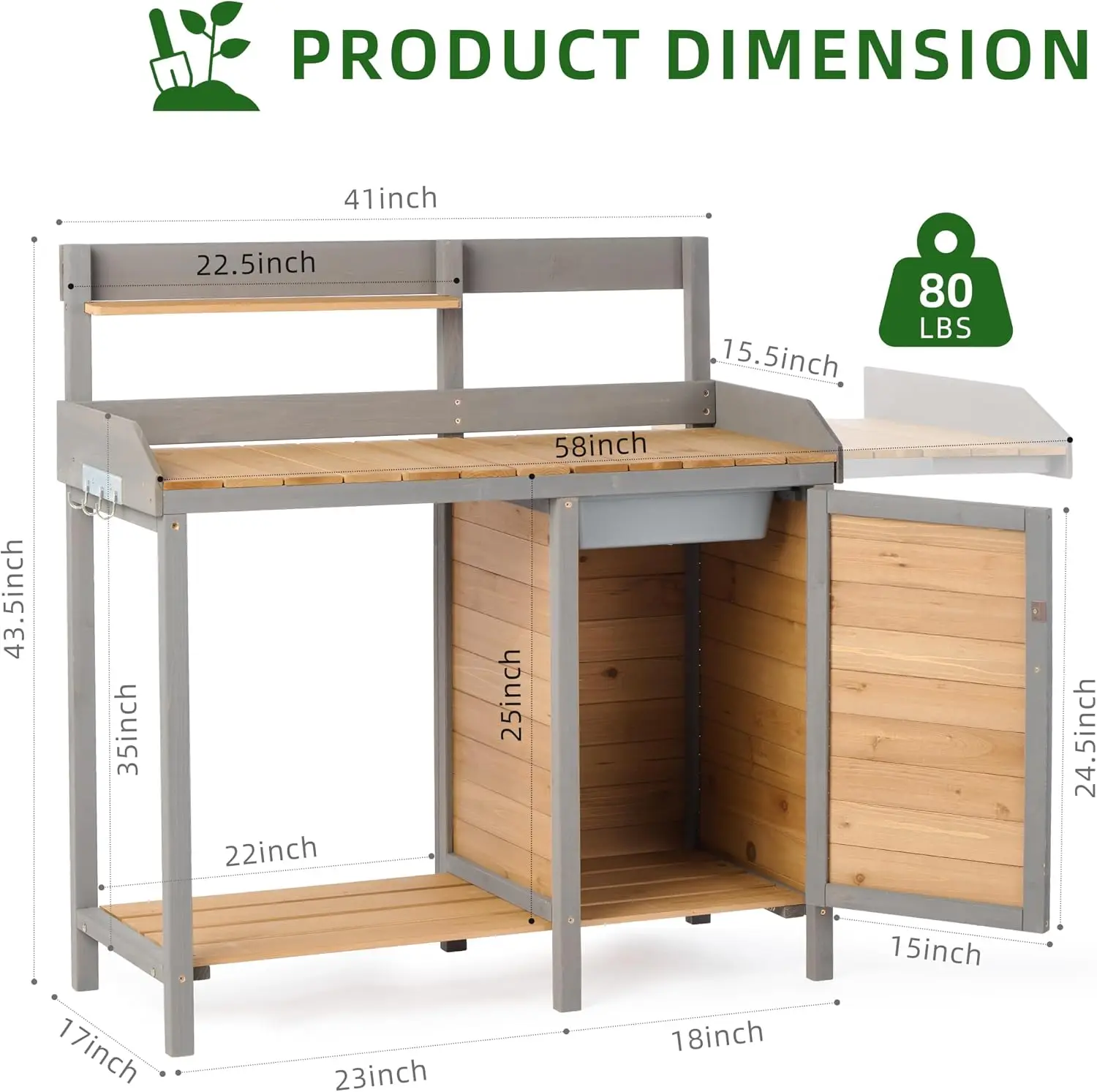 Lavabolu Ahşap Saksı Tezgahı,  - Leatherwork Bench incelemesi ve fiyatı