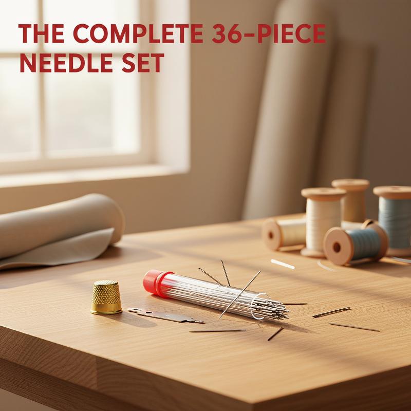 Büyük Gözlü Dikiş İğneleri Set - Leatherwork Hand Sewing Needles incelemesi ve fiyatı