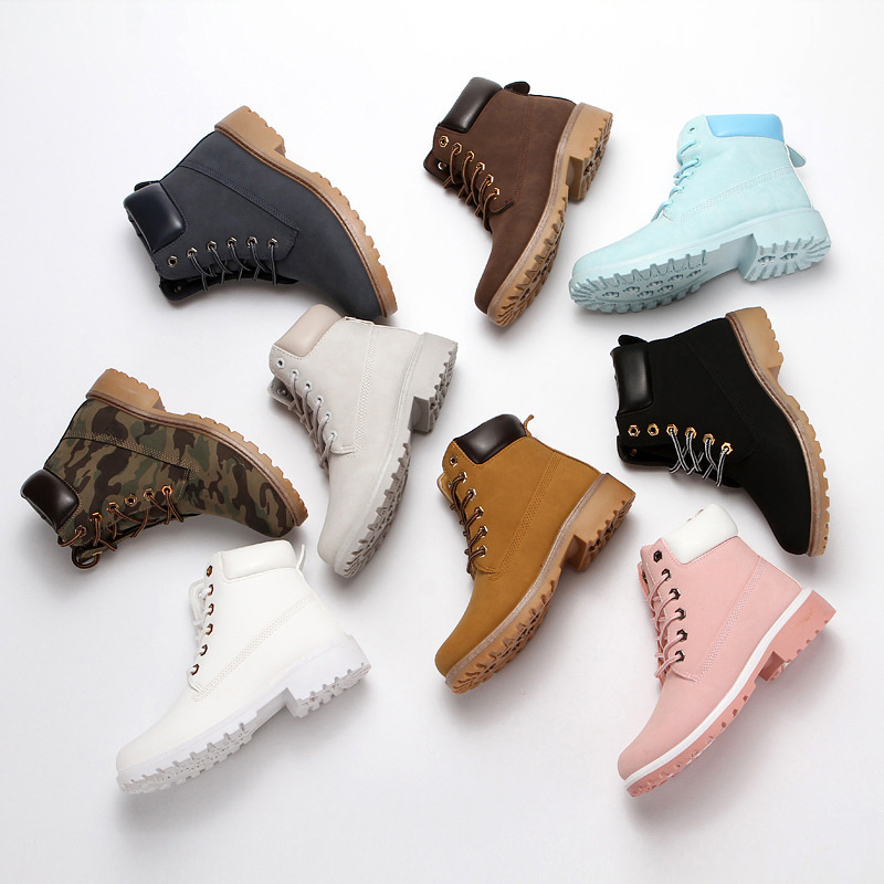 Kadın Platform Çizmeler Yuvarl - Leather Work Women Shoes incelemesi ve fiyatı