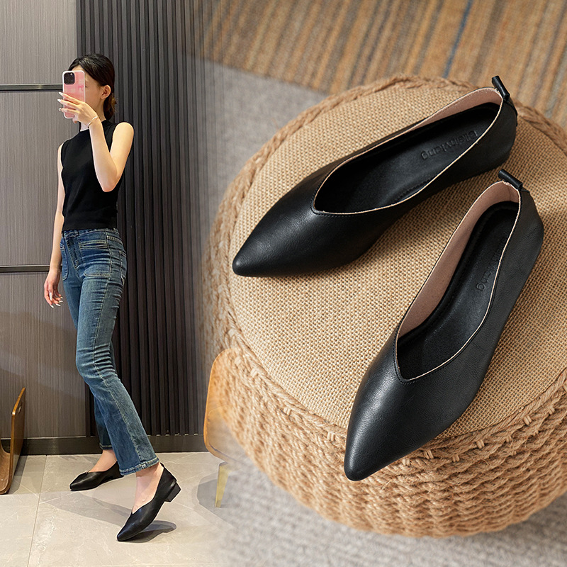 İlkbahar ve Sonbahar Moda Yeni - Leather Work Women Shoes incelemesi ve fiyatı