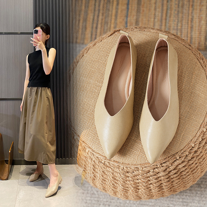 İlkbahar ve Sonbahar Moda Yeni - Leather Work Women Shoes incelemesi ve fiyatı