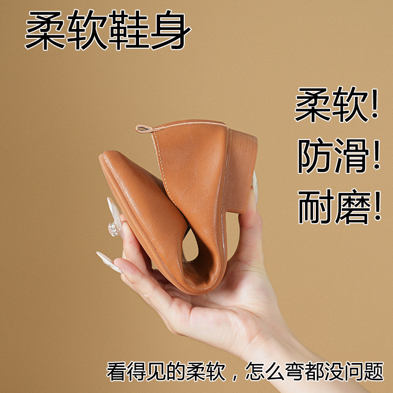 İlkbahar ve Sonbahar Moda Yeni - Leather Work Women Shoes incelemesi ve fiyatı